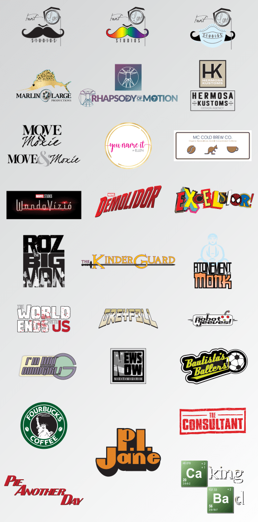 Font Lord Studios logo collage